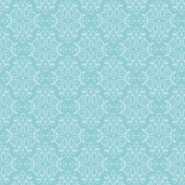 Imagem de Papel de Parede Autocolante Vinil Arabesco Damasco Azul Fosco - Decora