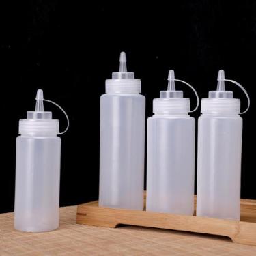 Imagem de Kit 6 Bisnaga Profissional Cozinha 700 Ml Flex Molhos Mel - RALEO