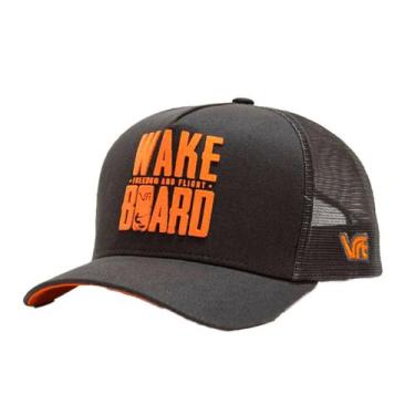 Imagem de Boné VRT Chumbo com Laranja - Wakeboard