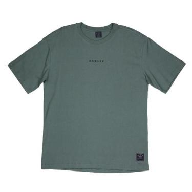 Imagem de Camiseta Oakley Back to Skull Bark Tee, Surplus green, M