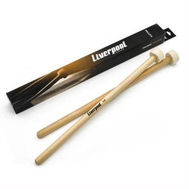 Imagem de Par De Baquetas Liverpool Soft De Feltro P/ Pratos Tímpanos - Spanking