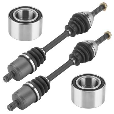 Imagem de Kit de rolamento de roda e eixo CV dianteiro esquerdo ou direito para Polaris Sportsman 400/450/500/570/700/800 HO 2006-2020, 2 eixos CV e 2 rolamentos de roda