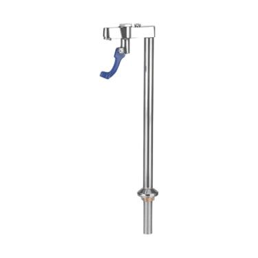 Imagem de UxicRuya de Enchimento de Vidro, Estação de água de Enchimento de Vidro, Fluxo Ajustável, Plataforma Inoxidável Montada para Academias, Cozinhas, Rest, 37cm Prata