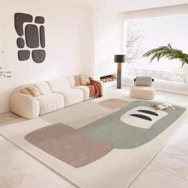 Imagem de Grande área listrada sala de estar tapete abstrato quarto casa arte cabeceira tapete macio moderno área de lazer tapetes de pelúcia, SY1044, QD, 300x400CM