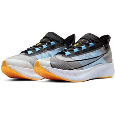 Imagem de Tênis de corrida masculino Nike, White/Black-university Blue-laser Orange, 7.5