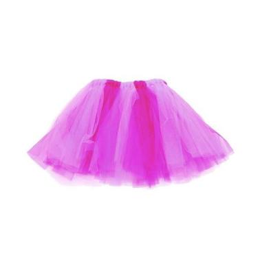 Imagem de Saia Tule Rosa Adulto Tam Único - 01 Unidade - Cromus -