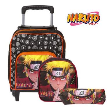 Imagem de Mochila Masculina Pequena de Rodinha Naruto Envio Imediato - TOYS 2U