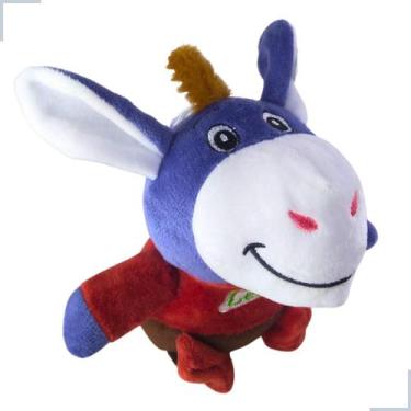 Imagem de Jumentinho Cavalinho Burrinho Pelúcia Fofinho 2 opções Cor - SS, Verme