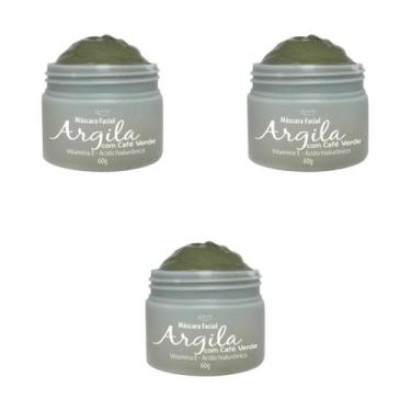 Imagem de Máscara Facial Argila Verde Limpeza 3 Unidades - Lucy's