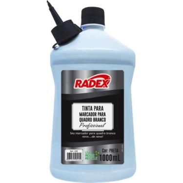 Imagem de Tinta Reabastecedora para Marcador de Quadro Branco 1000ML Preto com B