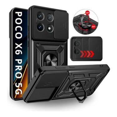 Imagem de Capa Capinha Armor Anti Impacto Ring Luxo P/ Poco X6 Pro 5g - Champion
