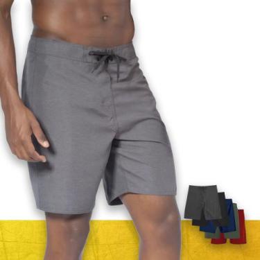 Imagem de Shorts SURF LISO Mauricinho Bermuda Praia Academia Tactel Verão 1043 -