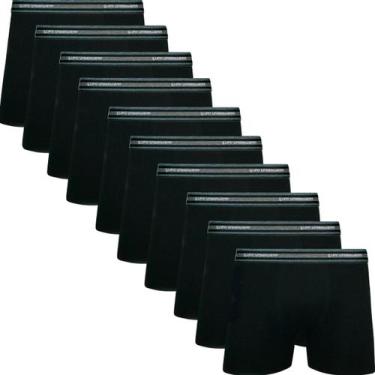 Imagem de Kit Com 10 Cuecas Boxer Box Original Lupo De Algodão Cotton Com Elasta