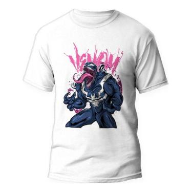 Imagem de Camiseta Venom Homem Aranha Camisa 100% Algodão - Kamisetas Otaku, Bra