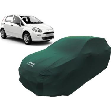 Imagem de Capa De Tecido Cor Azul Alta Proteção Carro Fiat Punto - Mz, Verde