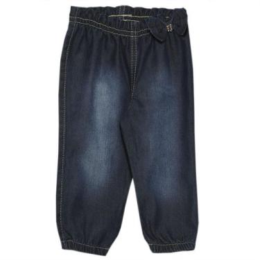Imagem de Calça Bebê Popstar Elástico Jeans - UNICA - P - Look Jeans, Azul, P