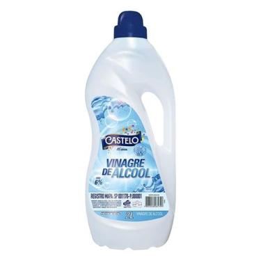 Imagem de Vinagre de Álcool Tradicional 6% de Acidez 2 Lts - CASTELO, U