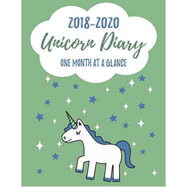 Imagem de 2018-2020 UNICORN DIARY One Month At A Glance: Monthly Schedule Organizer - Agenda For 3 Years, Month Per Page Calendar for Appointments, Letter-size 8.5 x 11 inch; 21.59 x 27.94 cm
