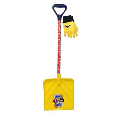 Imagem de Luvas de qualidade do meio-oeste Super Friends Snow Shovel & Jersey Glove Combo, crianças, amarelo/multi
