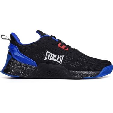 Imagem de Tênis Everlast Climber Pro Preto e Azul Masculino - Preto - 43 - Masculino