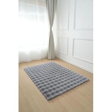 Imagem de Tapete Pelo Alto Ondulado Waves 200x240cm - Jolitex - Cinza