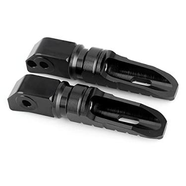 Imagem de Descanso para Os Pés de Ciclismo - Componente de Controle Dos Pegs Traseiros da Motocicleta, Base Dourada para CB125R / CB250R / CB300R (Preto)