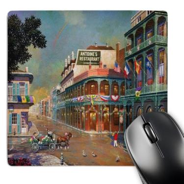 Imagem de 3dRose Mouse pad LLC 20 x 20 x 0,63 cm, pintura Old New Orleans (mp_80505_1)