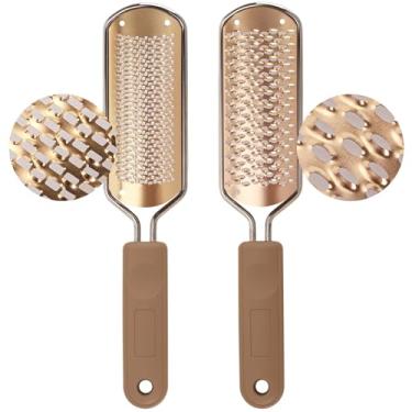 Imagem de 2 Pcs Pedicure Rasp Foot File Callus Remover, Metal Foot Rasp Colossal Foot Scrubber and Fine Foot File for Wet and Dry Feet,Remove Hard Skin