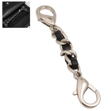 Imagem de Encurtador de alça de bolsa, encurtador de corrente de fivela de metal ajustável para bolsa de correia, encurtador de corrente para bolsas Woc、Cf, Ferragens prateadas