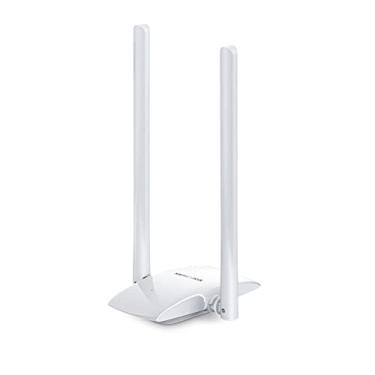 Imagem de MERCUSYS MW300UH N300 Adaptador USB de alto ganho sem fio | Velocidade Wi-Fi de 300 Mbps | Duas antenas 5dBi | Wi-Fi MIMO 2x2