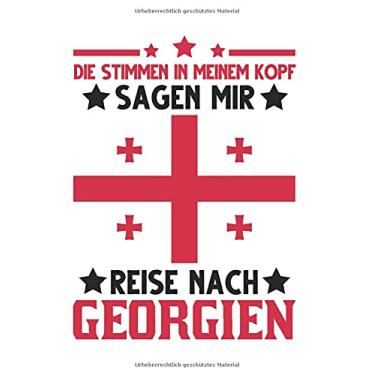 Imagem de Georgien Notizbuch: Georgien Urlaub Spruch Tiflis Reise Geschenk / 6x9 Zoll / 120 karierte Seiten Seiten