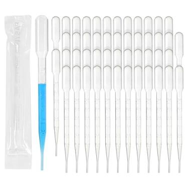 Imagem de PEKYBIO Pipetas Pasteur Estéreis 3Ml Pipeta de Transferência de Plástico Descartável Conta-Gotas 100Pcs Pipetas Graduadas Calibradas de Laboratório, Polietileno de Baixa Densidade(Ldpe), Embalagem Ind