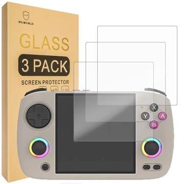 Imagem de Mr.Shield Protetor de tela compatível com Anbernic RG CubeXX [vidro temperado] [pacote com 3] [vidro japonês com dureza 9H]