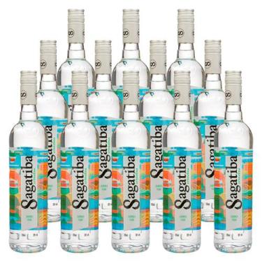 Imagem de Cachaça Cristalina Sagatiba 700ml 12 Unidades