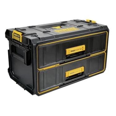 Imagem de Dewalt Caixa Organizadora, Tipo Gaveta Dupla 32x55, ToughSystem 2.0, Ideal para Armazenar suas Ferramentas, Modelo DWST08320