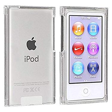 Imagem de BestforYou Nova capa para iPod Nano 7 8, capa dura transparente transparente para Apple iPod Nano 7 7ª geração 8ª geração (transparente)