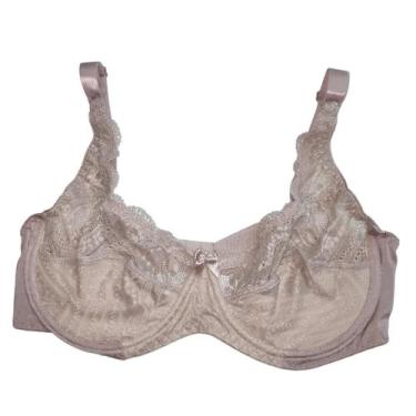 Imagem de Sutiã Soutien Plus Size Lycra e Renda Sem Bojo Com Aro - Finesse, G-52