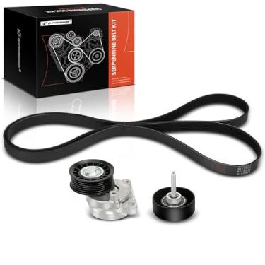 Imagem de A-Premium Kit de transmissão de correia serpentina do motor compatível com Mazda 3 2007-2009, 6 2006-2007, 2.3L