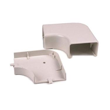 Imagem de Hellermann Tyton TSRP3FW-25-1 TSRP Capa de cotovelo de 3,5 cm, raio de curvatura de 2,5 cm, PVC, branco de escritório