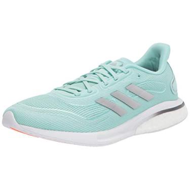 Imagem de adidas Tênis de Corrida Supernova Feminino, Frost Mint/Prata Metálico/Cinza, 5.5