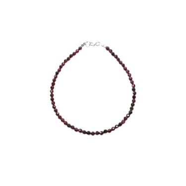 Imagem de Mandala Esotérica, Pulseira em Pedra Granada Facetada