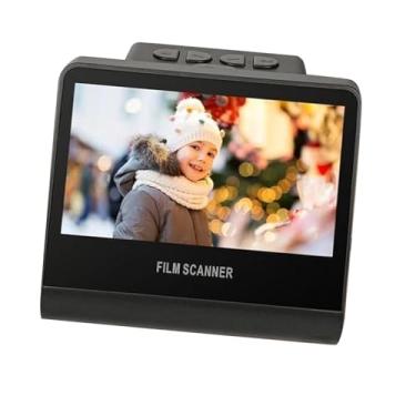 Imagem de 22MP Filme e Slide Scanner, Tela Grande de 5in LCD Converte Lâminas e Negativos Em Fotos Digitais, 16 GB de Memória Converteram Preto Negativo Monocromático Desliza Em Fotos JPEG