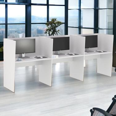 Imagem de Mesa Call Center 3 Lugares Mesa De Trabalho