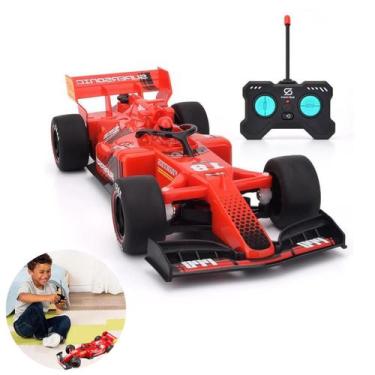 Imagem de Carrinho F1 Controle Remoto Recarregável Efeito Fumaça LED - Drift Go 
