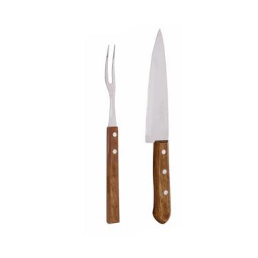 Imagem de Kit Garfo e Faca para Churrasco - Simonaggio