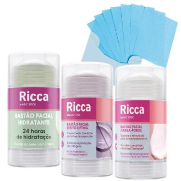 Imagem de Bastão Facial Hidratante Apaga Poros Efeito Lifting Ricca
