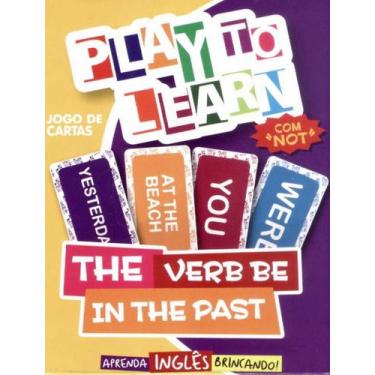 Imagem de Play To Learn Jogo De Cartas The Verb Be In The Past