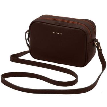 Imagem de Bolsa de Couro Mariart Cajuína, Chocolate