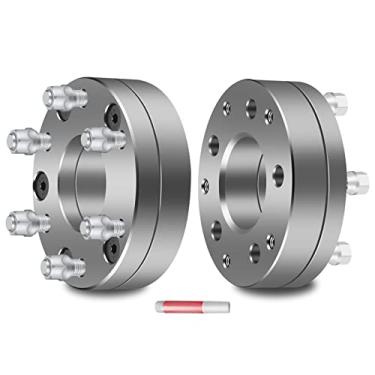 Imagem de SCITOO 2 adaptadores de espaçadores de roda de 5 x 5 a 6 x 5,5 com 14 x 1,5 78,1 mm 50 mm 6 pinos serve para Blazer 1992-1999 para Blazer 2006-2010 para Commander