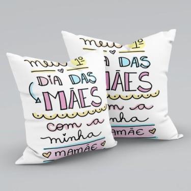 Imagem de Capa Para Almofada Dia das Mães Homenagem Mãe Presente 01 Peça - MANIA